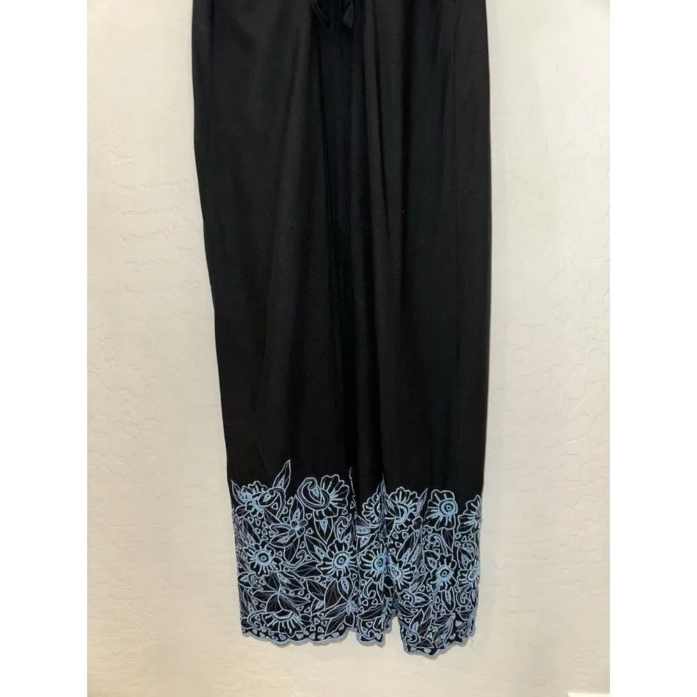 Button Down Embroidered Lace Bohemian Dress 90’s Western Coastal Cowgirl - Picture 9 of 15